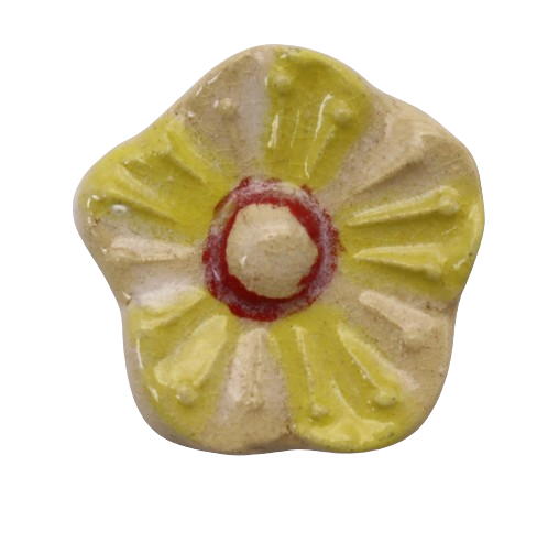 CERAMIC BROOCH