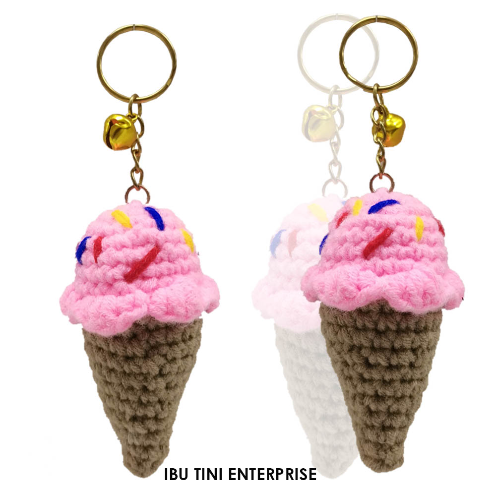 ICE CREAM CROCHET PINK