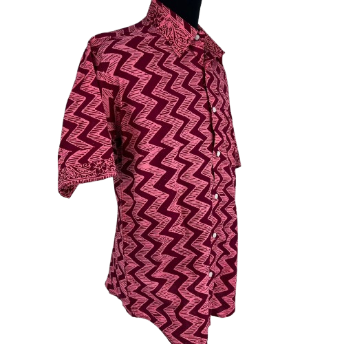 KEMEJA BATIK LELAKI LENGAN PENDEK