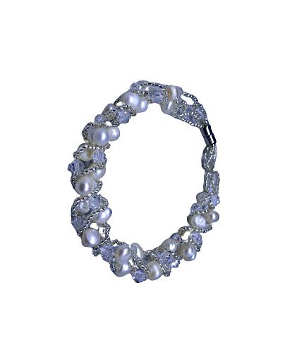 Twristed Fresh Water Pearl Bracelet