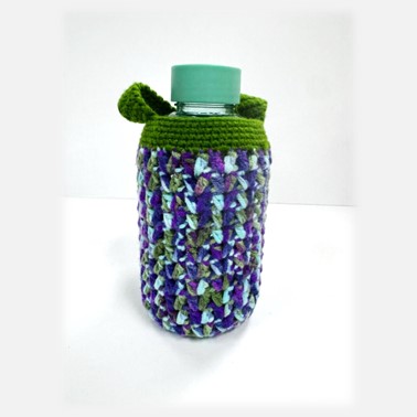 CROCHET WATER BOTTLE HOLDER