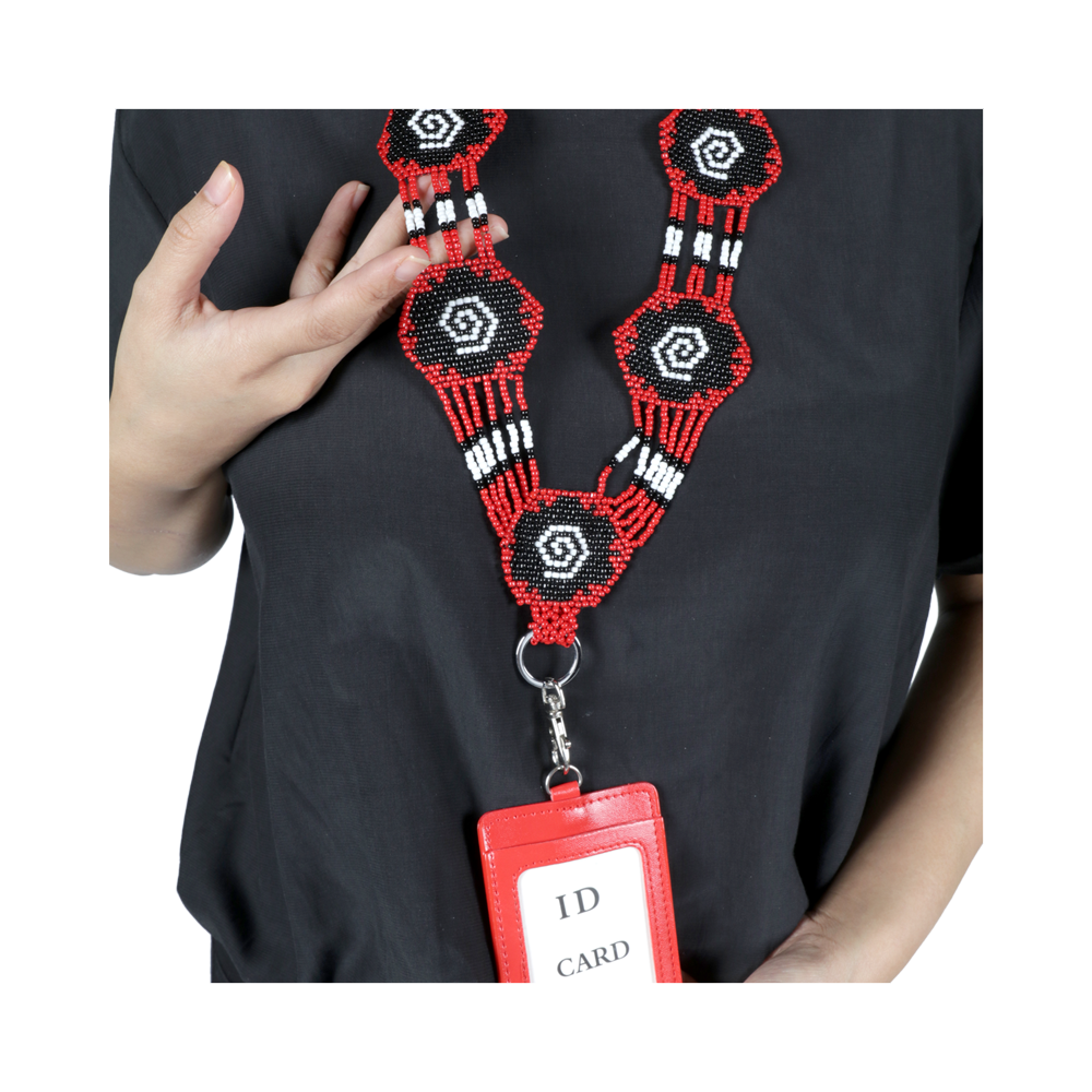 SARAWAK BEADS LANYARD & CARD HOLDER