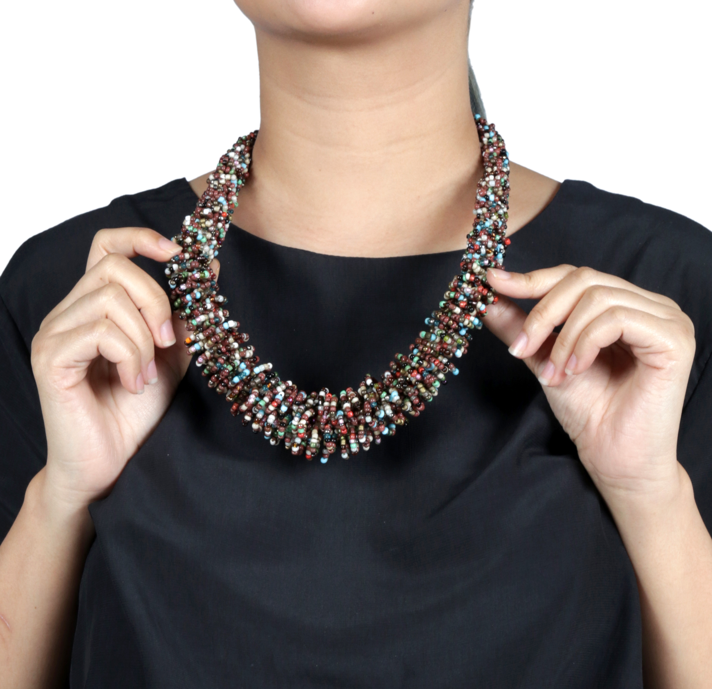 MODERN SARAWAK BEADS NECKLACE