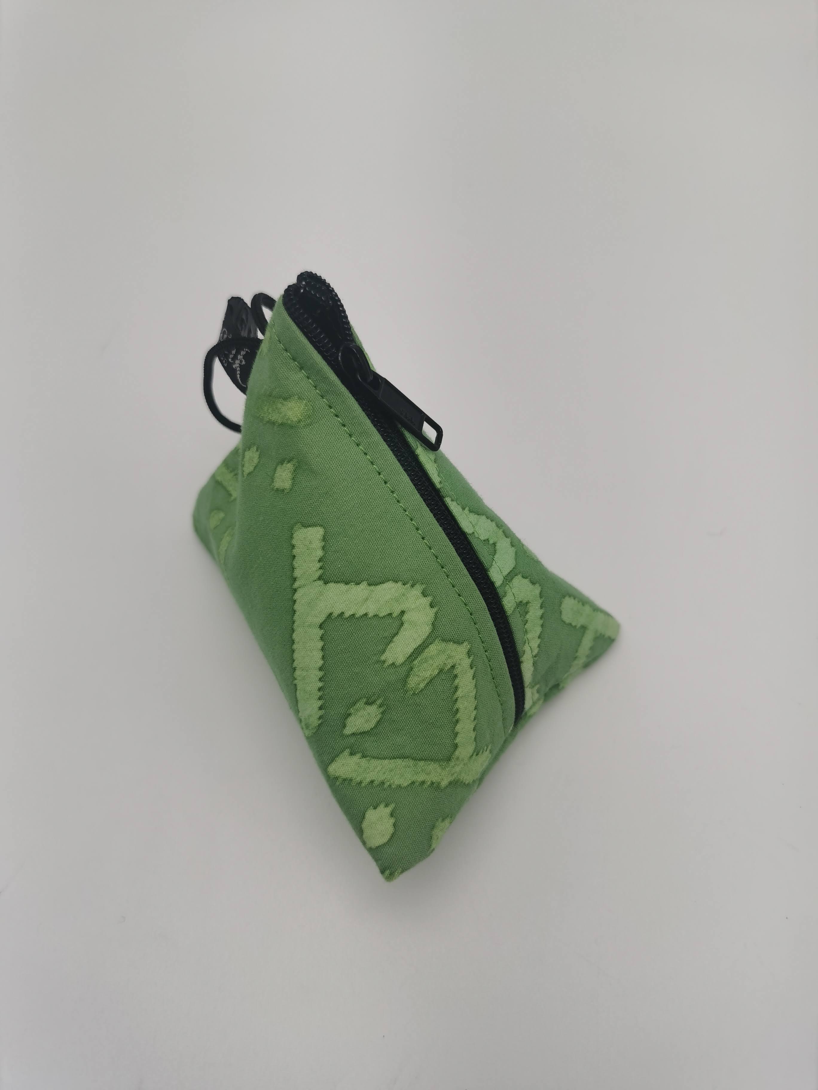 MINI BAG COIN ZIP  GREEN