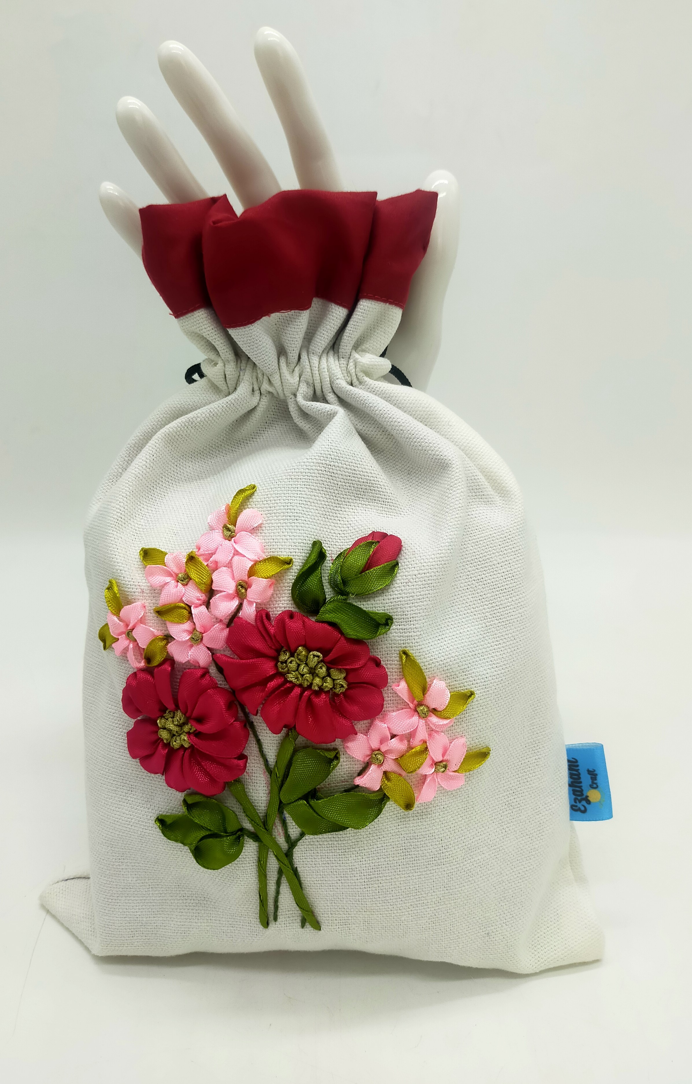 TOTE BAG UNCANG BUNGA MERAH