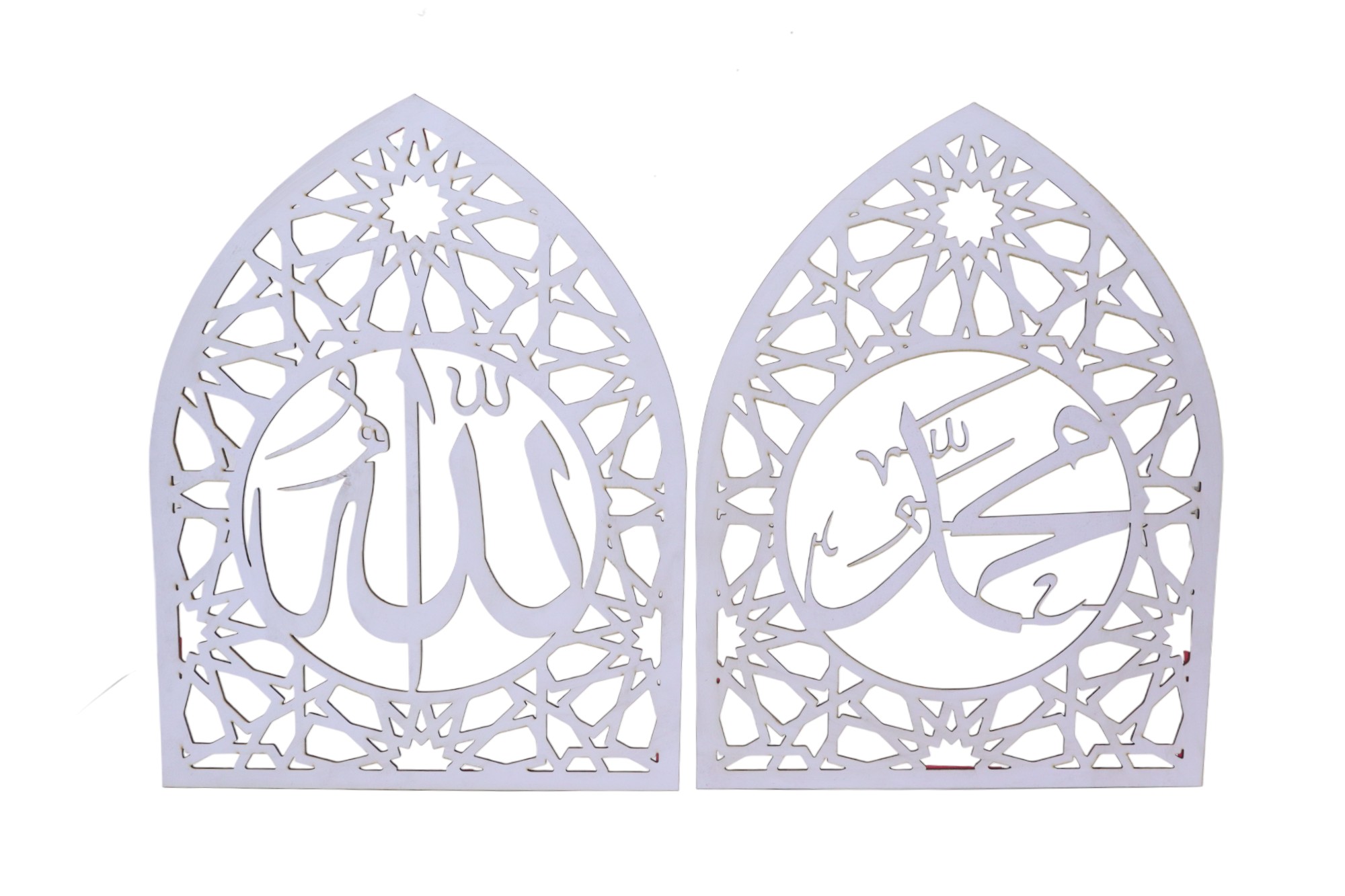 HOLLOW TYPE WALL FRAME ALLAH MUHAMMAD 04 (KUBAH)