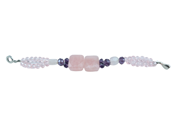 GELANG ROSE QUARTZ