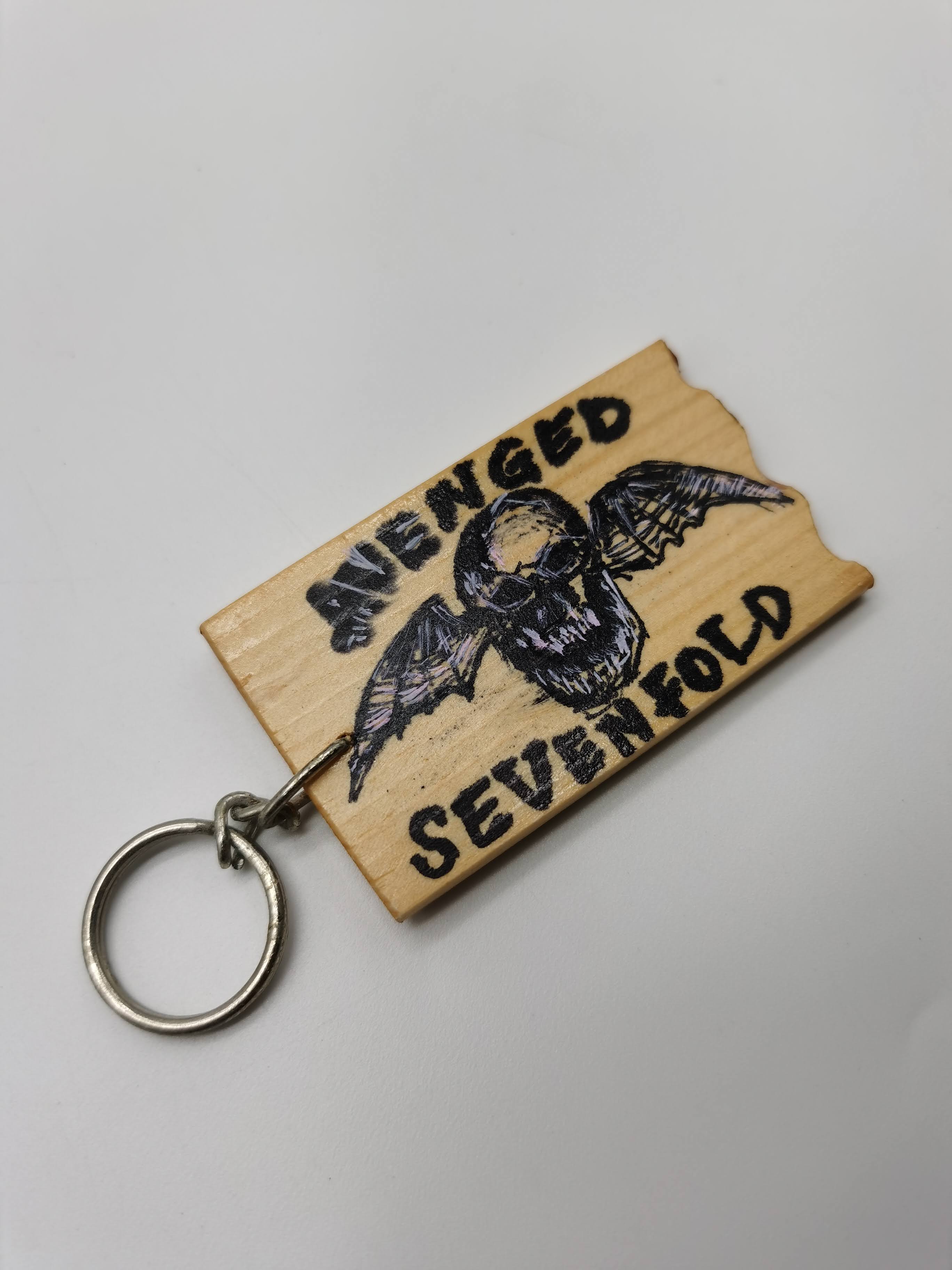 KEYCHAIN SEGI EMPAT DENGAN DESIGN