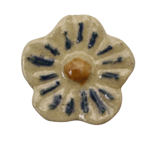 CERAMIC BROOCH
