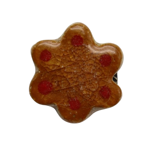 CERAMIC BROOCH