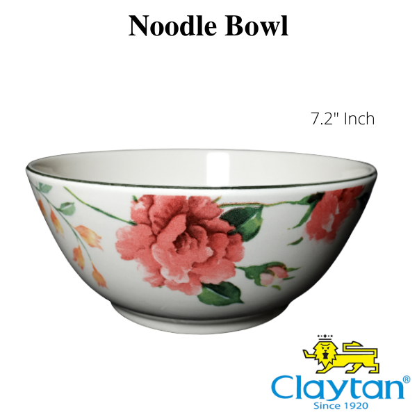NOODLE BOWL PRISCILLA W BANDING DINNER SET