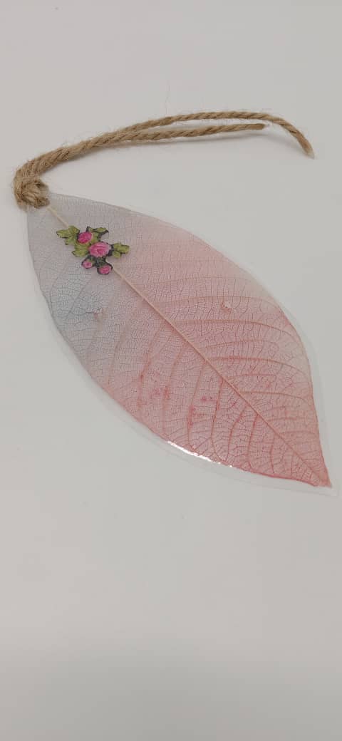 PENANDA BUKU DAUN GETAH BERTALI JUT