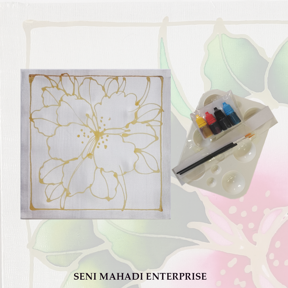 (73) BATIK KIT DIY BUNGA ORKID