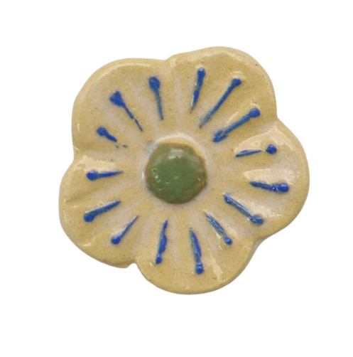 CERAMIC BROOCH