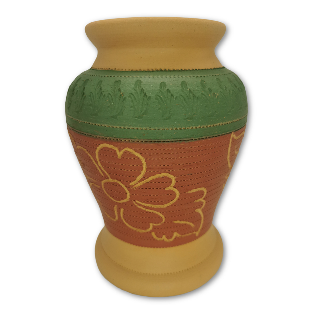 ( PRE ORDER ) PASU HIASAN SERAMIK TERRACOTTA BERWARNA