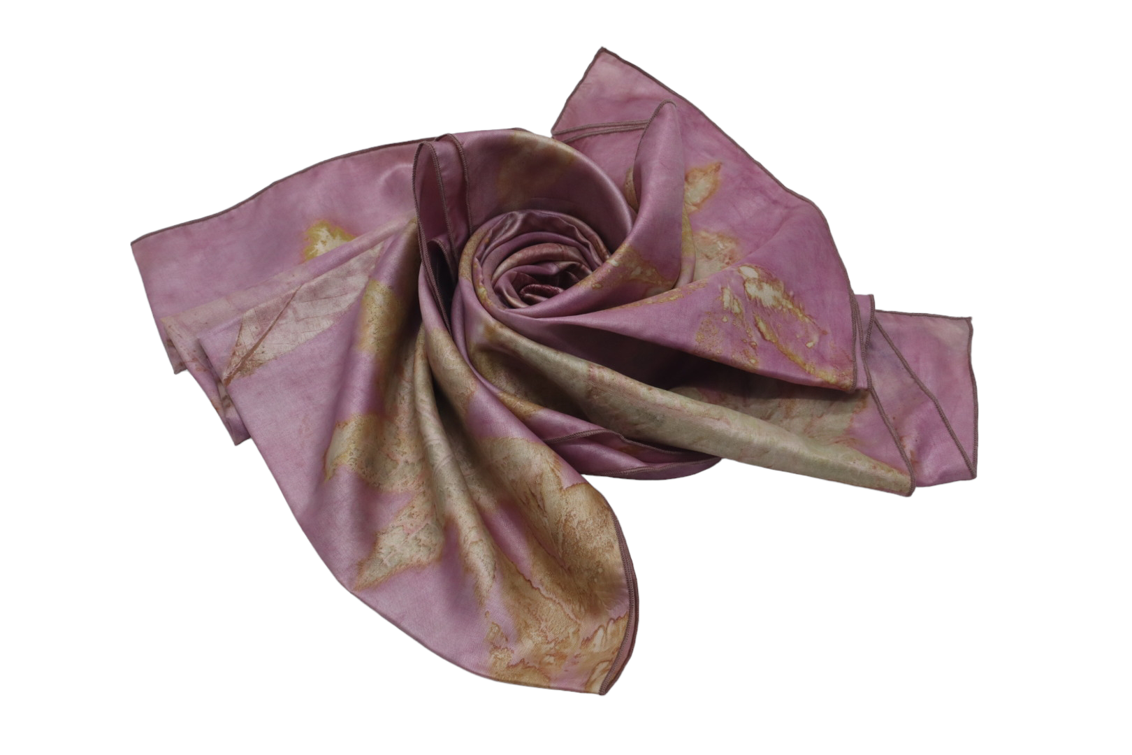 ECO-PRINT SILK SHAWL