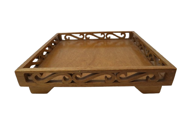 WOOD CARVING TRAY