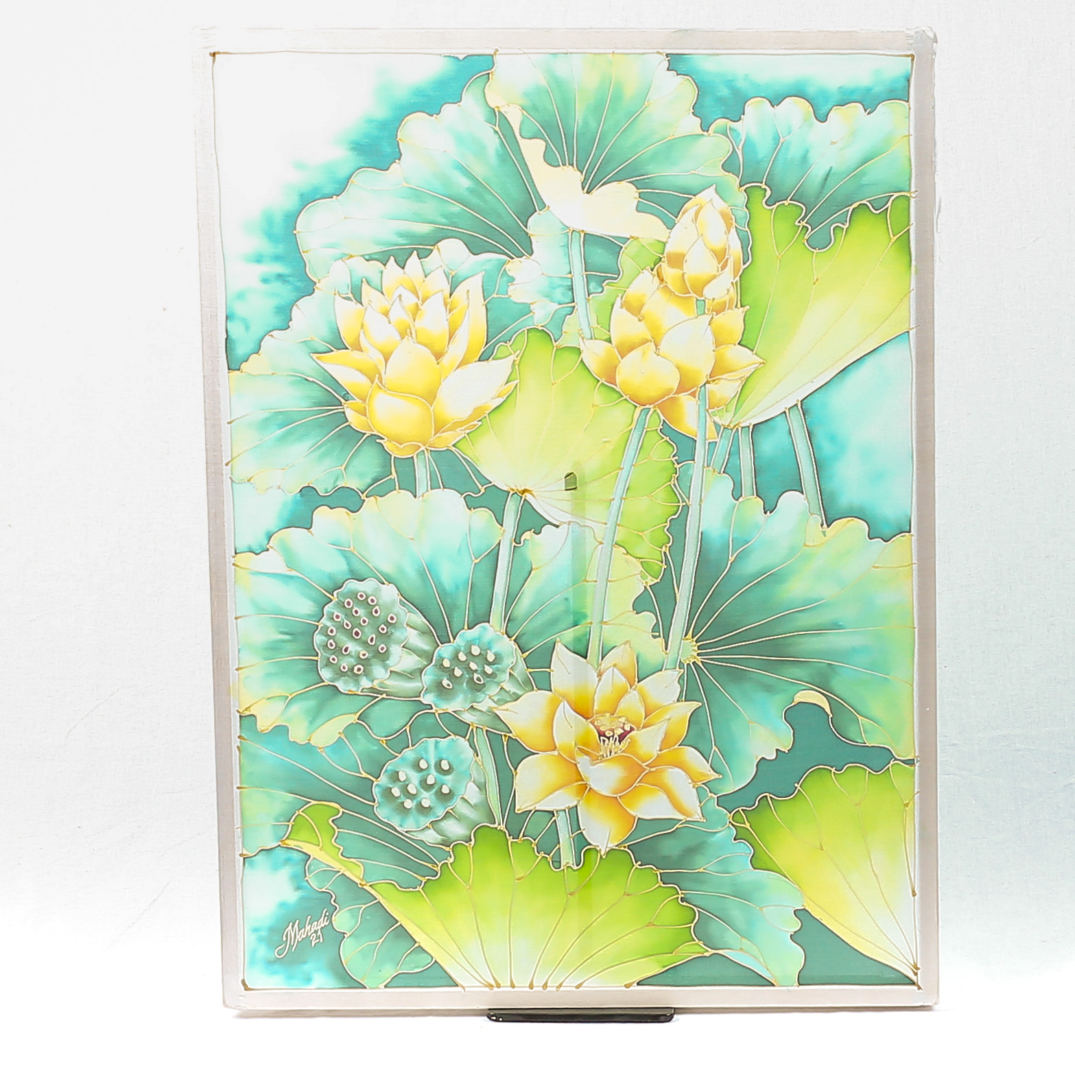 THE YELLOW LOTUS (BATIK PAINTING)