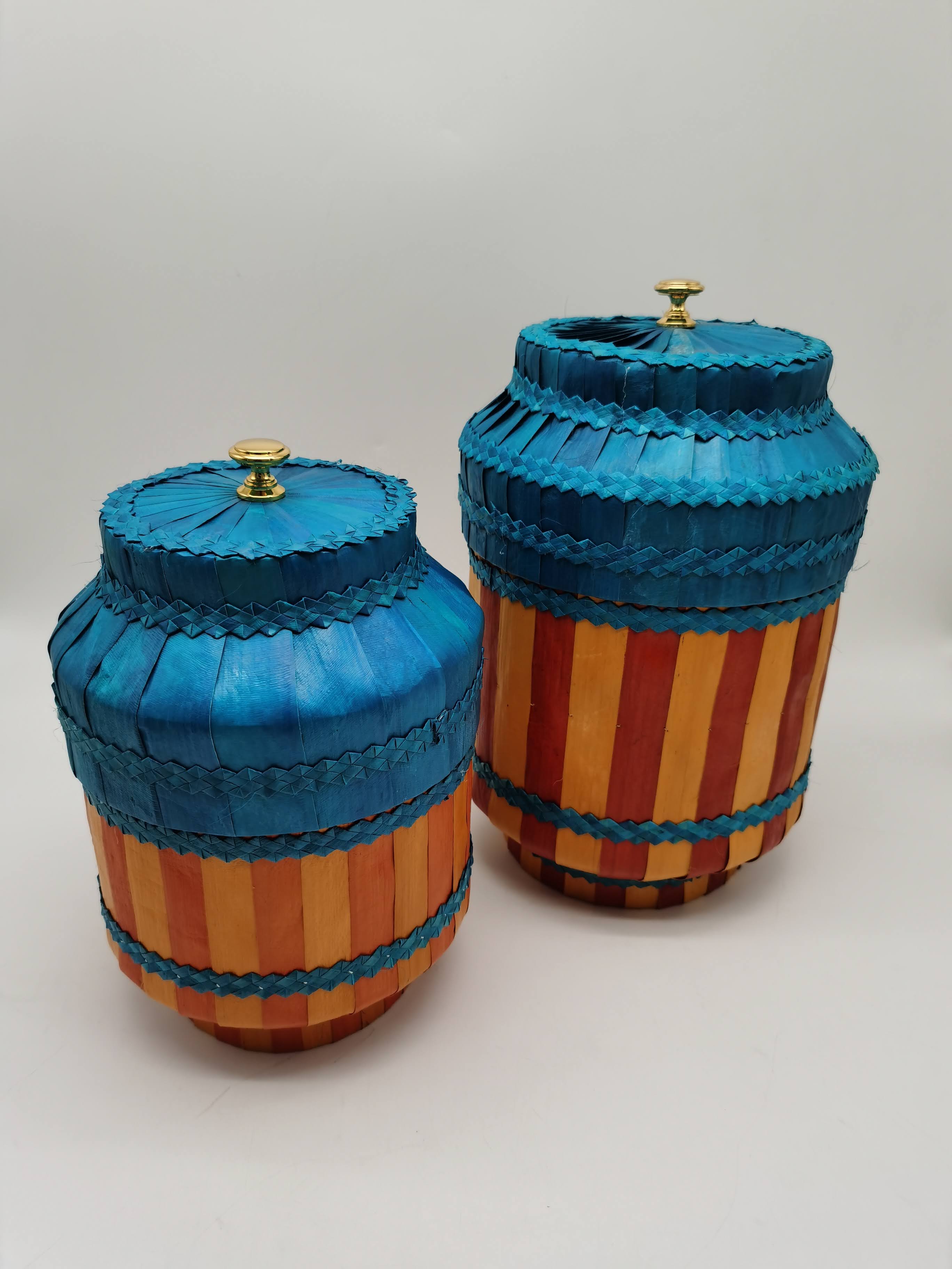 SET BEKAS SERDANG TURQUOISE BELANG KUNING DAN OREN SAIZ M DAN SAIZ S