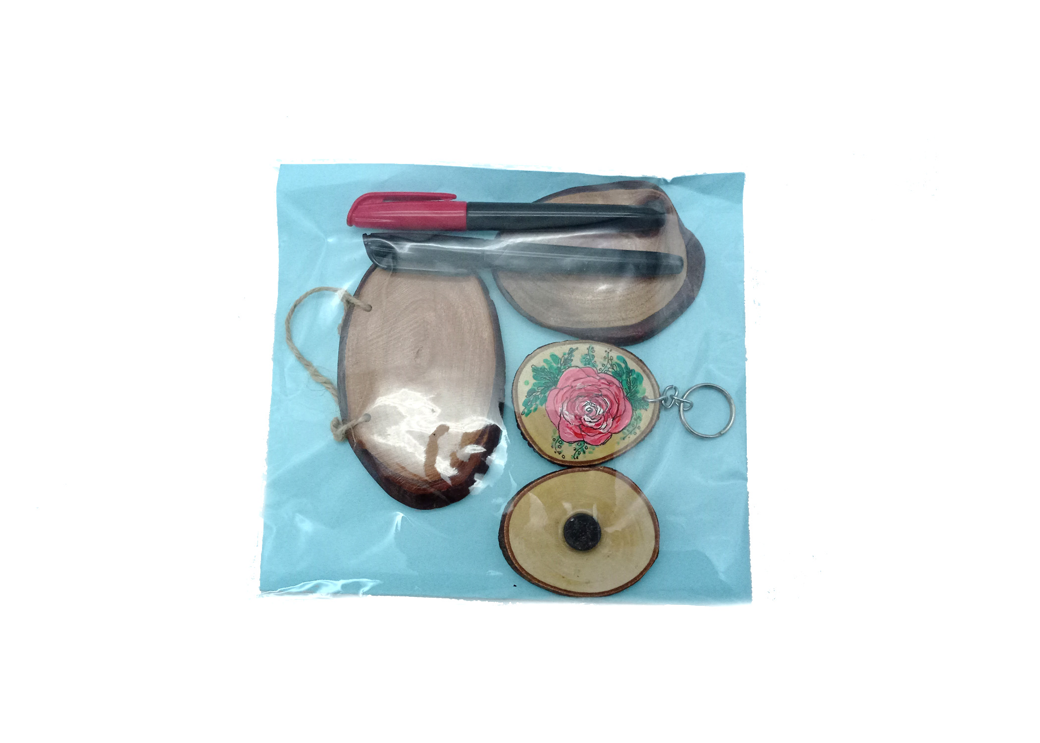 KIT FRIDGE MAGNET DAN FRAME KAYU HALBAN