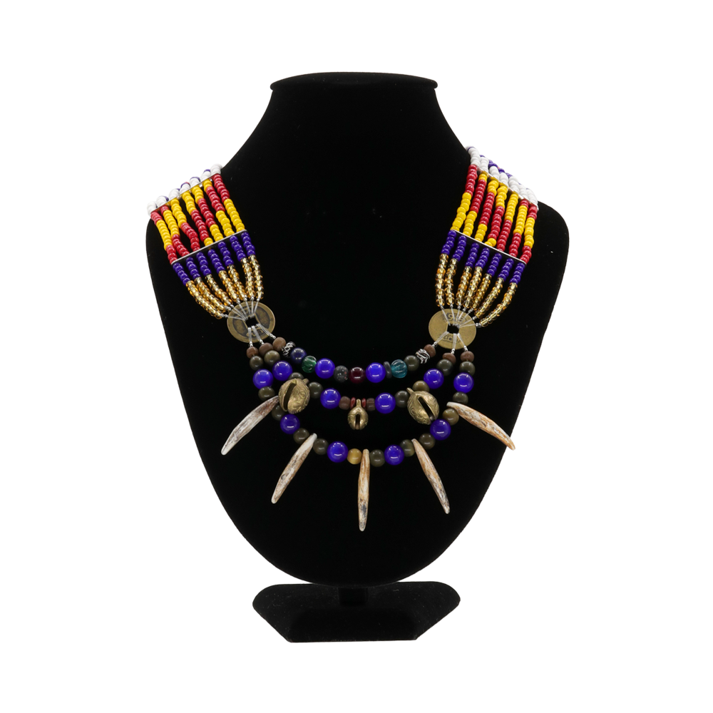 SARAWAK BEADS NECKLACE |  PANGLEH BOTON MANUK PUNI