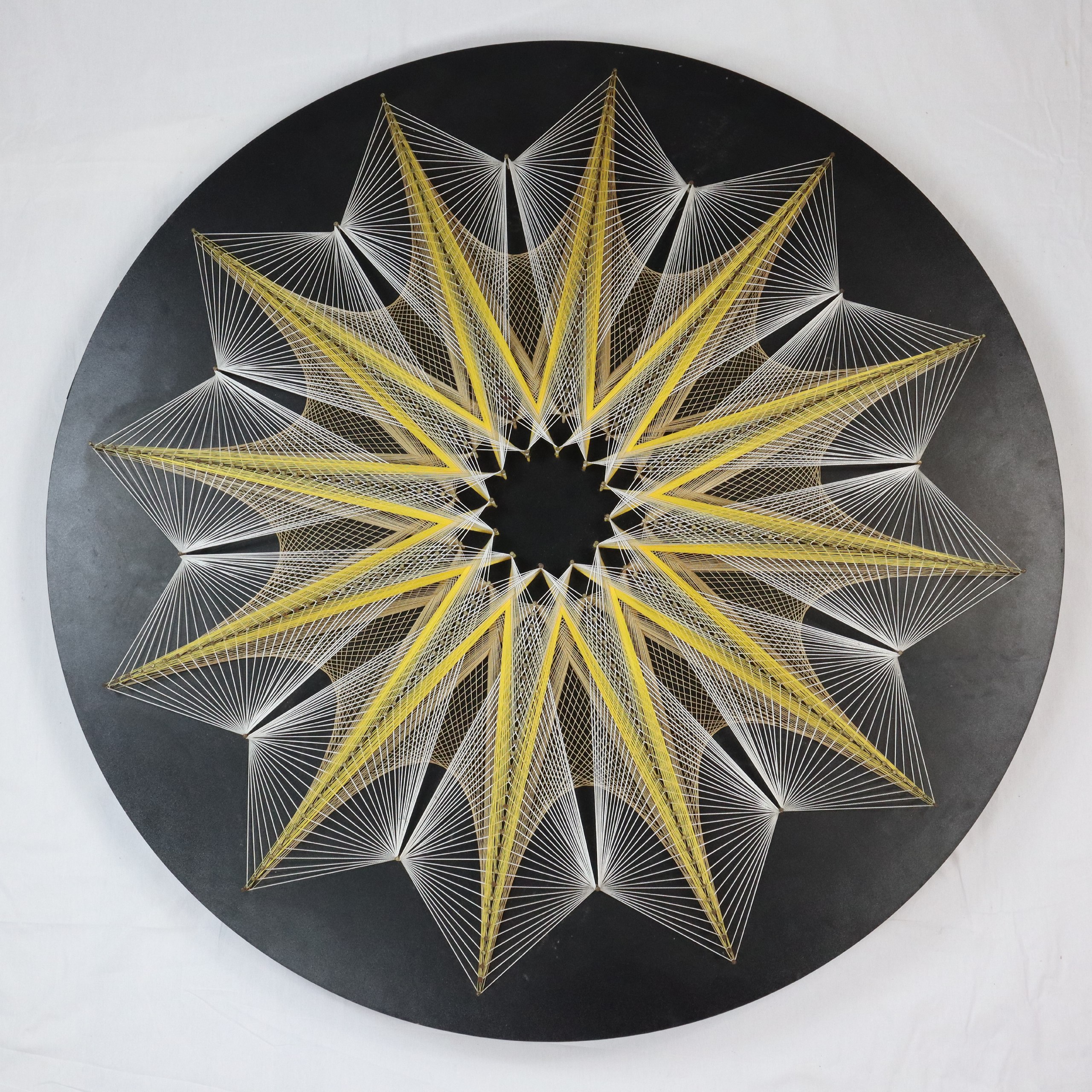 YELLOW & WHITE FLOWER DECORATIVE BOARD