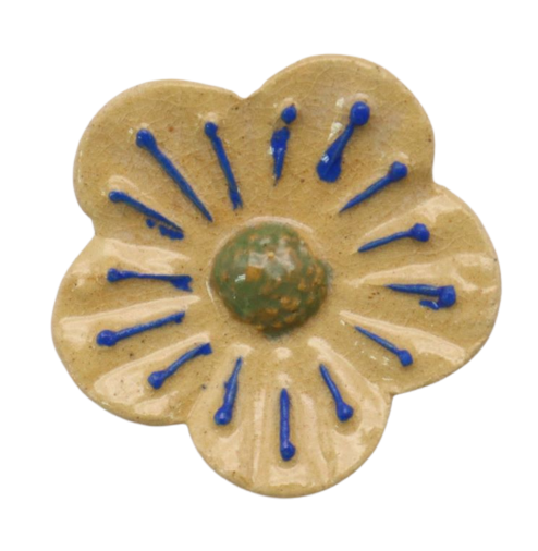 CERAMIC BROOCH